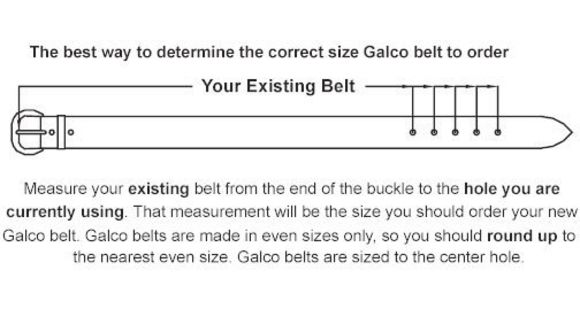 Image of Galco SB9 1.25in Wide Dress Belt, Black, 34in Waist