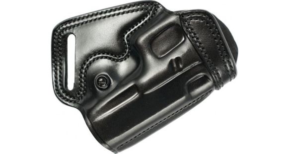 Image of Galco Small Of Back Concealment Holster, Glock 19/Glock 23/Glock 32/Glock 36/FN FNS-9/FN FNS-40, Right Hand, Plain, Black, SOB226B