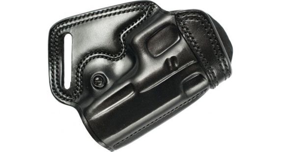Image of Galco Small Of Back Concealment Holster, Colt 1911 3in/Kimber 1911 3in/Springfield Armory 1911 3in/Springfield Armory 1911 EMP 4in, Right Hand, Plain, Black, SOB424B