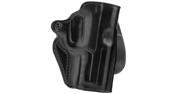 Image of Galco Speed Paddle Leather Holster, FN FNP-45, Right Hand, Plain, Black, SPD640B