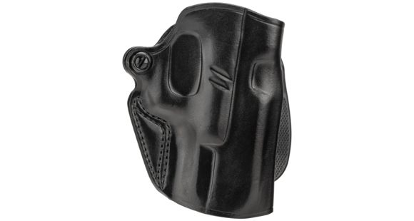 Image of Galco Speed Paddle Leather Holster, Glock 19/Glock 23/Glock 32, Right Hand, Plain, Black, SPD226B
