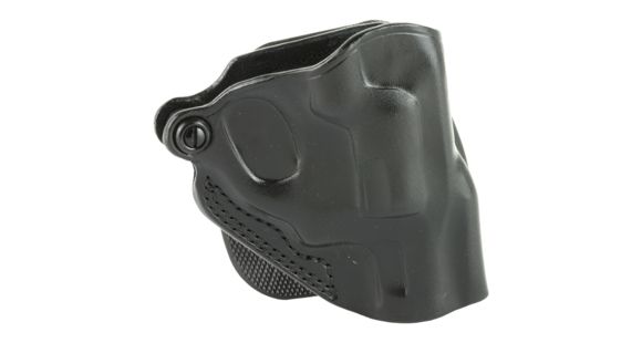 Image of Galco Speed Paddle Leather Holster, Ruger LCR 2in, Right Hand, Plain, Black, SPD300B