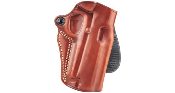 Image of Galco Speed Paddle Leather Holster, SIG Sauer 1911/Kimber 1911 4in/Colt 1911 4.25in/Springfield Armory 1911 4in/Smith &amp; Wesson SW1911 Sub-Compact 4.25in, Right Hand, Plain, Tan, SPD266