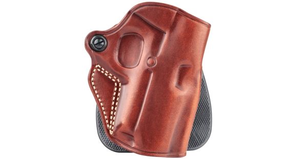 Image of Galco Speed Paddle Leather Holster, Colt 1911 3in/Kimber 1911 3in/Springfield Armory 1911 3in, Right Hand, Plain, Tan, SPD424