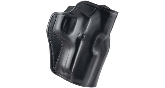 Image of Galco Belt Leather Holster, Colt 1911 3in/Kimber 1911 3in/Springfield Armory 1911 3in/Springfield Armory 1911 EMP 3in, Right Hand, Plain, Black, SG424B