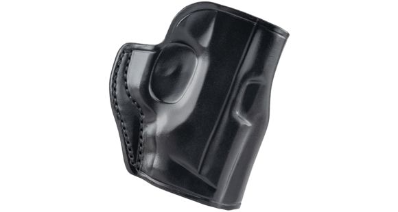 Image of Galco Belt Leather Holster, Smith &amp; Wesson M&amp;P Bodyguard 380 w/ Laser, Right Hand, Plain, Black, SG626B