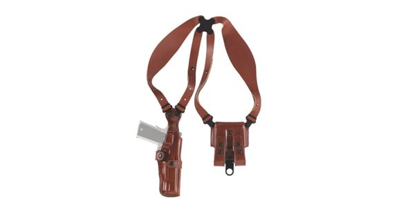 Image of Galco Vertical Shoulder System Holster, Ambidextrous, Tan, VHS106