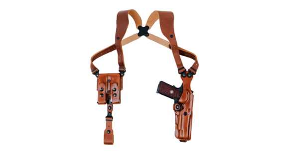 Image of Galco VHS 4.0 Shoulder Holster System, Glock 20 W/Wo Red Dot, Glock 21 Sf Standard Glock Rail, Glock 21 W/Wo Red Dot, Springfield Echelon 4.5in W/Wo Red Dot, Ambidextrous, Tan, VHS4-228R