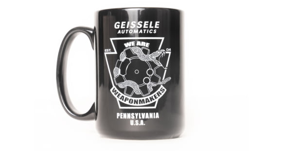 Image of Geissele Angry Snake Bolt Mug, 15oz, Black, 08-369