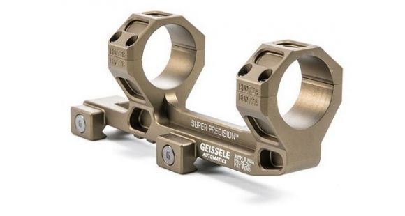 Image of Geissele Geissele AR-15/M4 Super Precision Scope Mount, 30 mm Tube, 0 MOA, Extended, Type 3 Anodized, DDC, 05-381S