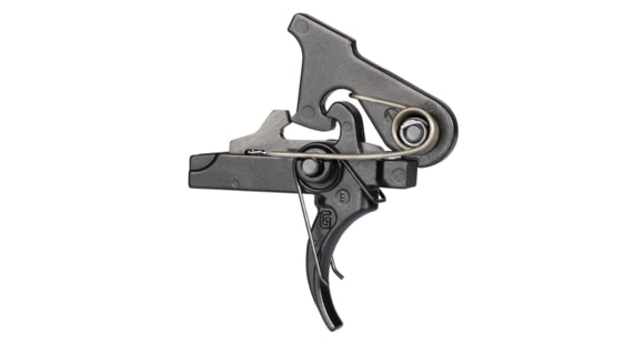 Image of Geissele 2 Stage Trigger, Curved, 4.5 lb Pull, Black, 05-145