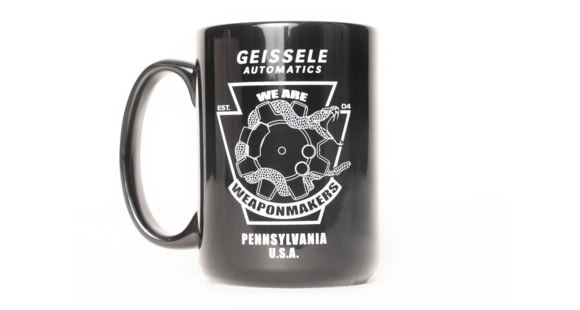 Image of Geissele Angry Snake Bolt Mug, 15Oz., Black, 08-369