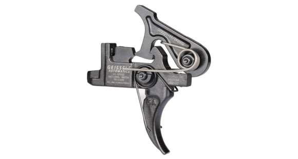 Image of Geissele Hi-Speed National Match AR-15 Trigger Set, Curved, 4.5 lb, Black, 05-181