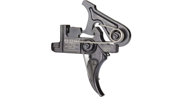 Image of Geissele Hi-Speed National Match Large Pin Trigger Set, AR-10/AR-15, 4.5 lb, Black, 05-150