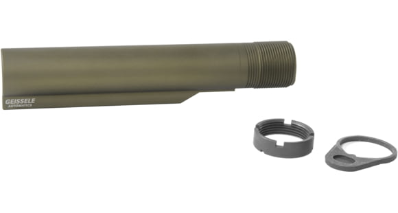 Image of Geissele Premium AR-15/M4 Mil-Spec Buffer Tube, ODG, 08-162ODG