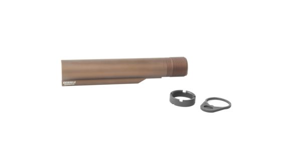Image of Geissele Premium Mil-Spec Buffer Tube, 7075-T6, AR-15/M4, Desert Dirt Color, 08-162S