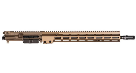 Image of Geissele Super Duty Complete Upper Receiver, 5.56mm, 16in Barrel, Carbine Length, 1-7 Twist, Geissele Sparkout Flash Hider, Sand, 16in, 08-220S