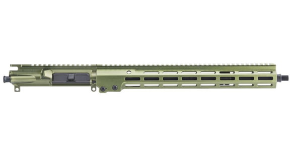 Image of Geissele Super Duty Stripped Upper Receiver, 5.56mm, 16.5in Barrel, Carbine Length, 1-7 Twist, Green, 16in, 08-247ODG