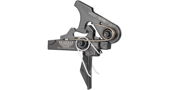 Image of Geissele Super Dynamic AR-10/AR-15 Enhanced Trigger, Tactical Flat, 3.5 lb, Black, 05-167