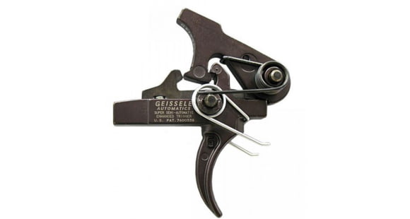 Image of USED Geissele Super Semi-Automatic Enhanced Large Pin Trigger, AR-15, 2.9-3.8 lb, Black, 05-171, EDEMO8, Used, Condition Fair
