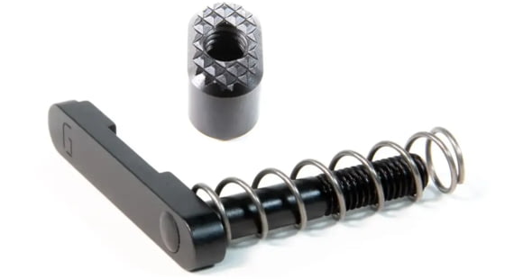 Image of Geissele Super Stainless Mag Catch w/ Release Spring + Ultra Duty Mag Release Button, Stainless