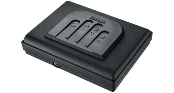 Image of Gunvault MV55019 MicroVault 550 Gun Safe, Illuminated Keypad, Manual Key, MV550-19