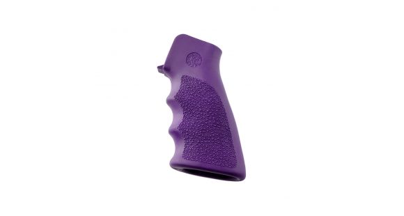 Image of Hogue AR-15/M-16 Rubber Grip w/ Finger Grooves, Purple, 15006