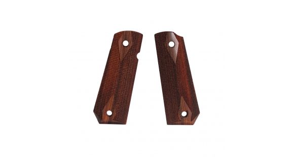 Image of Hogue 1911 Govt. Ambidextrous Safety Cut Grip, Model Bobtail, Checkered, Goncalo, 45251