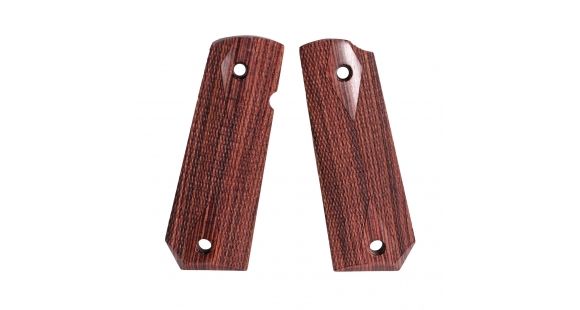 Image of Hogue 1911 Govt. Ambidextrous Safety Cut Grip, Model Bobtail, Checkered, Kingwood, 45651