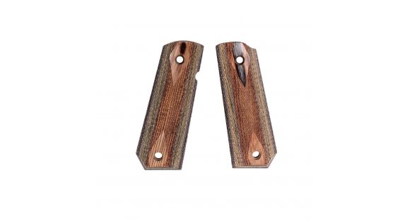 Image of Hogue 1911 Govt. Ambidextrous Safety Cut Grip, Model Bobtail, Checkered, Lamo Camo, 45451