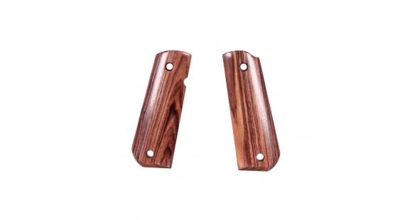 Image of Hogue 1911 Govt. Ambidextrous Safety Cut Grip, Model Bobtail, Smooth, Kingwood, 45650