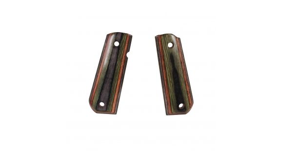 Image of Hogue 1911 Govt. Ambidextrous Safety Cut Grip, Model Round Heel, Smooth, Lamo Camo, 45440