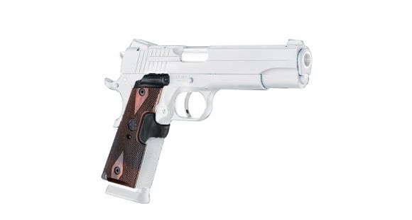 Image of Hogue 1911 Govt. Laser Enhanced Grip, Green Laser, Reinforced Rosewood Checkered, Rosewood, 45581
