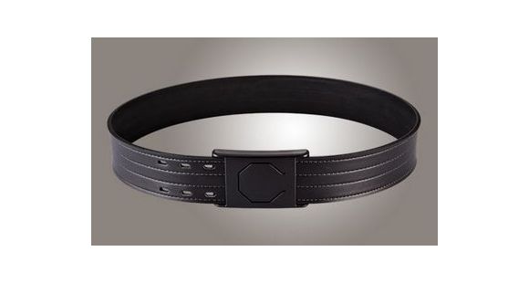Image of Hogue 2in. Black 48in. Waist Duty Belt Nytek Lining 4 Row Stitching w/ 1 Piece Safety Buckle Polymer, Black 50348