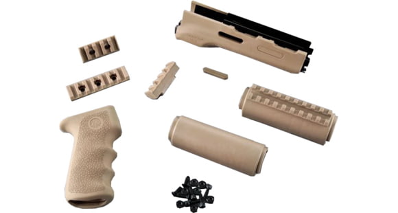 Image of Hogue AK-47/AK-74 Standard Chinese and Russian Conversion Kit, OverMolded Grip and Forend, Desert Tan 74308