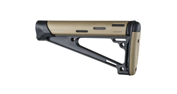 Image of USED Hogue AR-15/M-16 OverMolded Fixed Buttstock - Fits A2 Buffer Tube, Flat Dark Earth, 15341, EDEMO2, Used, Condition Fair