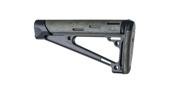 Image of Hogue AR-15/M-16 OverMolded Fixed Buttstock - Fits A2 Buffer Tube, Ghillie Green, 15841