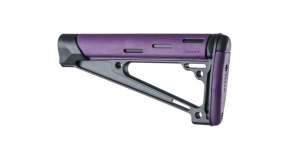 Image of Hogue AR-15/M-16 OverMolded Fixed Buttstock - Fits A2 Buffer Tube, Purple, 15641