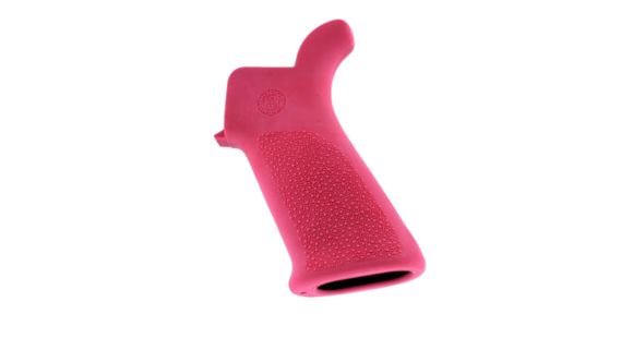Image of Hogue AR-15/M-16 Rubber Grip Beavertail with No Finger Grooves Pink 15037