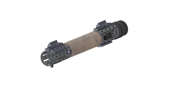 Image of Hogue AR15 Ext. Length FF Forend w/ OverMolded Grip Area/Accessory Attachments, Ghillie Tan 190635