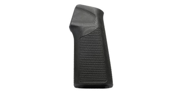 Image of Hogue AR15/M16 15 Degree Vertical No Finger Groove Grip,Piranha Grip G10 Solid Black 13129