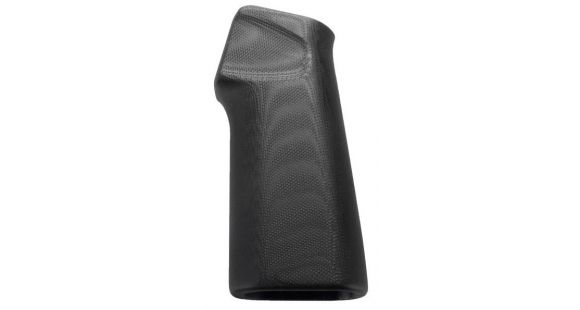 Image of Hogue AR15/M16 15 Degree Vertical No Finger Groove Grip,Smooth G10 Solid Black 13149
