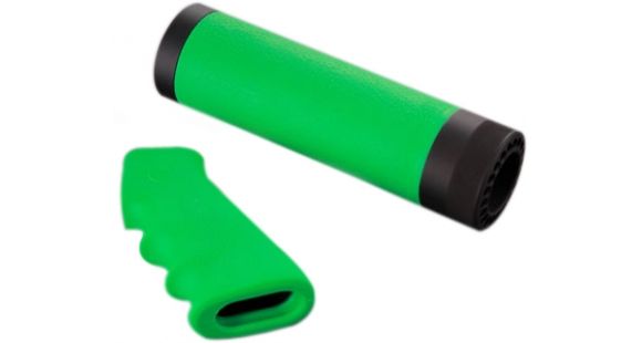 Image of Hogue AR-15/M-16 Carbine Kit, OverMolded Grip &amp; Free Float Forend - Zombie Green 15019