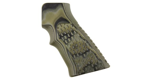 Image of Hogue AR15 / M16 Chain Link G-10 - G-Mascus Green 15128