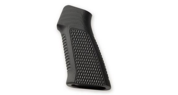 Image of Hogue AR15 / M16 No Finger Groove Piranha Grip G10, Solid Black 13139