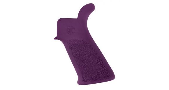 Image of Hogue AR15/M16 Rubber Grip Beavertail w/ No Finger Grooves Purple 15036