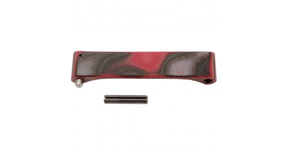 Image of Hogue AR15/M16 St Trigger Guard G10 w/ Extreme Series Aluminum Grip, G-Mascus Red Lava 196033