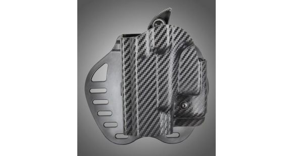 Image of Hogue ARS Stage 1, Carry Glock 26, 27, 28, 33, 39 Left Hand Holster CF Weave, Black 52916