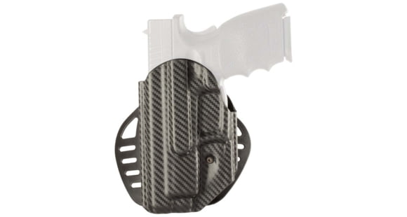 Image of Hogue ARS Stage 1 Carry Carbon Fiber OWB Belt Holster, Springfield Armory XD 9mm, Left Hand, Black, 52973