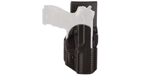 Image of Hogue ARS Stage 1 Sport Carbon Fiber OWB Belt Holster, Heckler &amp; Koch VP9, Right Hand, Black, 52203